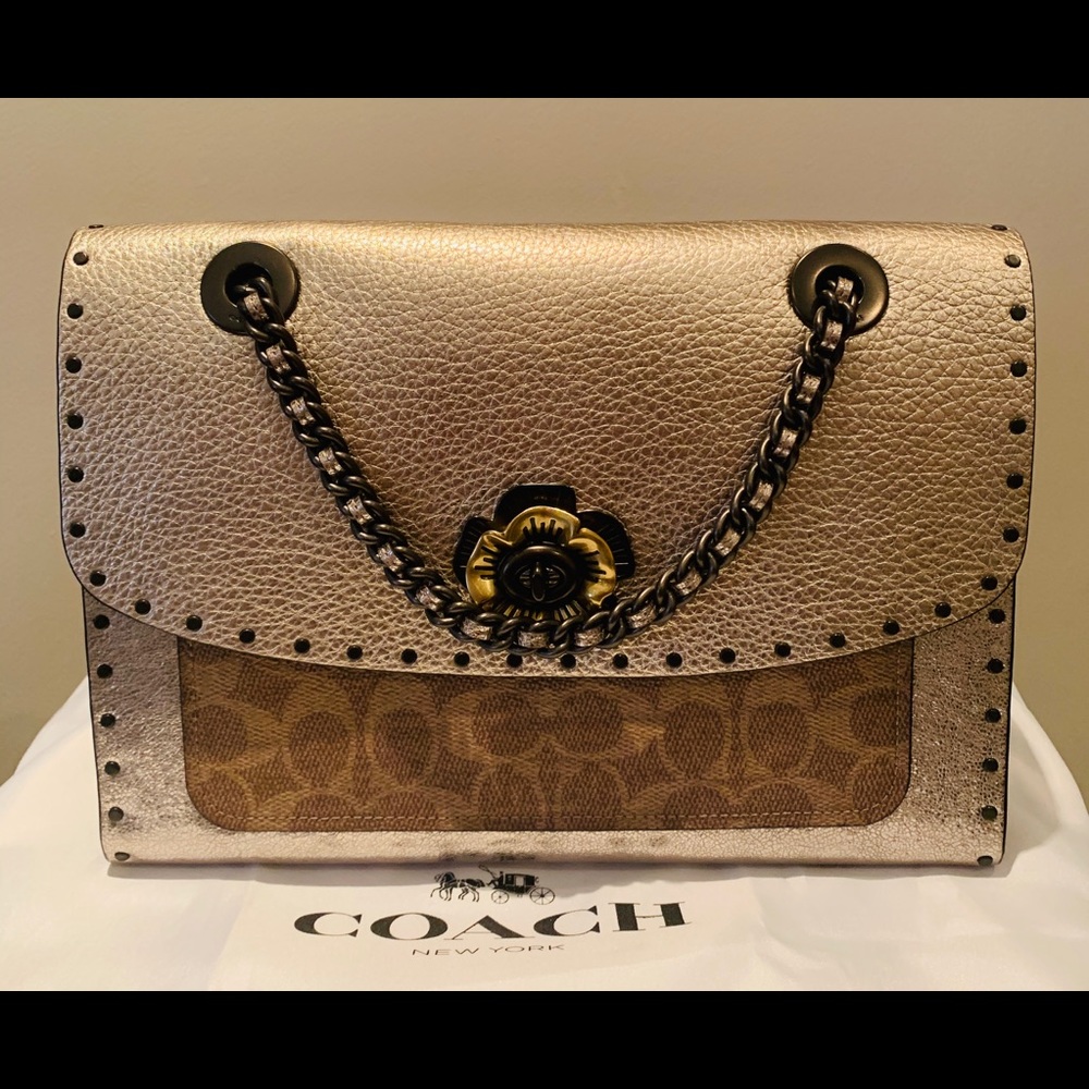 Coach Parker Metallic